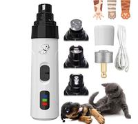 Heusom Silent Groom Pro, Silent Groom Pro Dog Nails, Dog Nail Grinders, Rechargeable Electric Dog Nail Trimmer, Paws Grooming & Smoothing Tool for Dogs and Cats (1 Set)