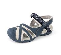 HEVA Sandales de randonnée pour femme - Bout fermé - Crochet et boucle réglables - Sandales de sports de plein air - Chaussures de randonnée athlétique pour femme, bleu, 37 EU