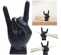 HEVANCIE Support de baguettes de batterie, en résine, support de baguettes de batterie créatif, décoration d'intérieur