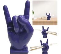 HEVANCIE Support de baguettes de batterie, en résine, support de baguettes de batterie créatif, décoration d'intérieur