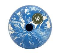 Hevea Planet Ball Jouet d'Activation pour Chien en Caoutchouc Naturel Durable - Balle Interactive et Stimulante avec Cache-Friandises - Sûr, Non-Toxique - Résistant pour Mâcheurs Puissants