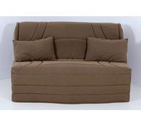 Hévéa Sélection Housse BZ 140x190 matelassée Marron Taupe