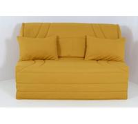 Hévéa Sélection Housse BZ 140x190 matelassée Moutarde