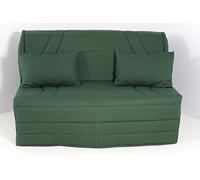 Hévéa Sélection Housse BZ 140x190 matelassée UNI Vert Sapin