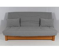 Hévéa Sélection Housse CLIC CLAC 130x190 matelassée Gris Clair CHINÉ