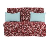 Hévéa Sélection Housse pour BZ 140x190 - Palm Rouge