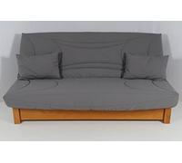 Hévéa Sélection Housse pour CLIC CLAC 120x190 matelassée Gris Acier