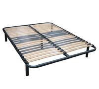 Hévéa Sélection sommier à Lattes Morphologique 160 x 200 + 5 Pieds