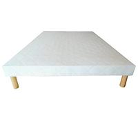 Hévéa Sélection SOMMIER TAPISSIER 26 Lattes 140x200 + 4 Pieds
