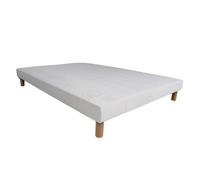 Hévéa Sélection SOMMIER TAPISSIER 26 Lattes 70x190 épaisseur 20 cm + 4 Pieds