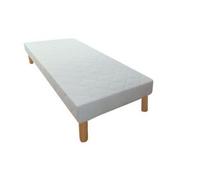 Hévéa Sélection SOMMIER TAPISSIER 26 Lattes 90x200 + 4 Pieds