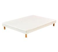 Hévéa Sélection Sommier Tout Bois Renforcé 140x190 + 5 Pieds
