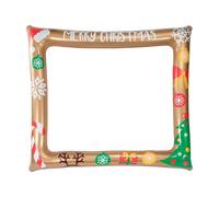 Heveer Cadre photo gonflable pour selfie de Noël - Accessoires photo - Décoration pour Noël - 78 x 65 cm