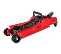 Hever hydraulique - SIXTOL - SX Jack 2,5T - Capacité 2500 kg - Hauteur de levage 85-385 mm - Profil bas Rouge