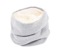 HEVIBK Cache-Cou Hiver Écharpe Circulaire Tricotée,Écharpe Tricotée en Tube pour la Marche la Course le Ski L'extérieur Usage Quotidien Femme et (Gris)
