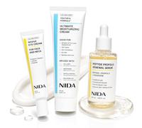 Hévidencia Coffret Routine Coréenne 3 Pièces - Crème Contour des Yeux, Crème Visage aux Probiotiques et Sérum Hydratant - Hydratation, Éclat et Fermeté - Soin Visage Complet K-Beauty