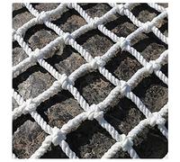 HEVIE Garde-Corps Filet de sécurité Filet de Corde Blanc Filet Anti-Chute Corde d'escalade extérieure Filet de balançoire extérieur(Size:1x4m,Color:Rope Thick 5mm Mesh 5cm)