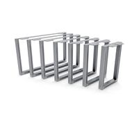 HEVVA Lot de 2 pieds de meubles de 30 cm de haut - 20/25/30/35/40/45/50 cm - Graz - Pieds de meubles, d'armoire, de socle pour armoire, canapé, lit ou buffet - Lot de 2 - Laque transparente - 45 cm