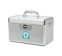 HEWEI WORKS Boîte Polyvalente avec Une Serrure, adapté à l'entreposage de médicaments et d'objets personnels Importants (ID, Cash, Documents). Contient Un Petit étui Portable (Large)
