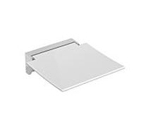Hewi 350 siège rabattable 950.51.400XA92 350 x 373 x 107 mm, siège gris anthracite, mobile, poncé mat