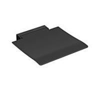 Hewi 450 siège rabattable 950.51.2119092 450x463x107mm, blanc thermolaqué, siège gris anthracite