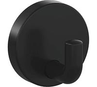 HEWI 477.90B010 90 477.90.010 Crochet pour manteau en polyamide Noir mat 50 mm x 45 mm