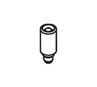 Hewi 477 antivol 6855499 mat, pour porte-papier WC 477.21...150, blanc pur