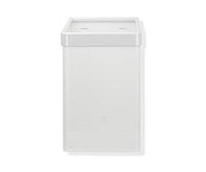 Hewi 477 corbeille à papier 477.05.2001284 feuille perforée blanc, ombre, pour sac de 60 l