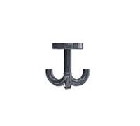 Hewi 477 crochet 477.90.05292 triple, rotatif, plus de 15 mm d'épaisseur, gris anthracite