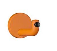 Hewi 477 crochet mural 477.90B03524 105mm, tampon de porte noir, mat, orange