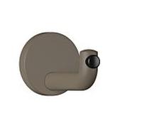 Hewi 477 crochet mural 477.90B03584 105mm, tampon de porte noir, mat, umbra