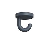 Hewi 477 crochet sous tête 477.90B04092 40mm, mat, gris anthracite