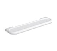 Hewi 477 étagère 477.03B10098 600x26x140mm, polyamide, mat, blanc signal
