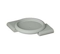 Hewi 477 étagère d'angle 477.32B10095 205x205x37mm, mat, gris roche