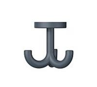 Hewi 477 Haken 477.90B05092 70mm, triple, orientable, mat, gris anthracite