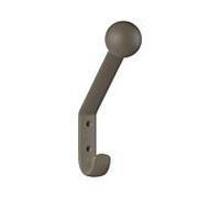 Hewi 477 patère 477.90B08084 172x22x116mm, avec boule, mat, umbra