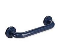 Hewi 477 poignée de bain 477.31.10050 250 mm, bleu acier, rosaces Ø 60 mm