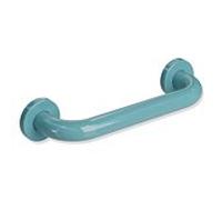 Hewi 477 poignée de bain 477.31.10055 250 mm, bleu aqua, rosaces Ø 60 mm