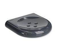 Hewi 477 porte-savon 477.02.20092 120mm, avec boutons, gris anthracite