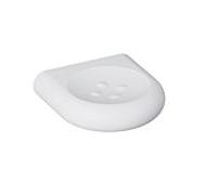 Hewi 477 porte-savon 477.02B10098 97mm, avec boutons, mat, blanc signal