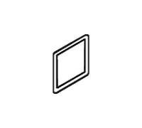Hewi 477 Porte-symbole 71392 pictogramme, gris anthracite