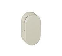 Hewi 477 support de miroir 477.01B10099 30x60x18mm, plat, 2 pièces, mat, blanc pur