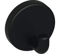 HEWI 801.90B010 90 801.90.010 Crochet pour manteau en polyamide Noir mat Ø 40 mm Profondeur 30 mm