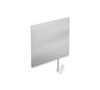 Hewi 801 active + miroir inclinable 801.01D10098 600x540x6mm, avec Halter / poignée, antimicrobien, blanc de Halter