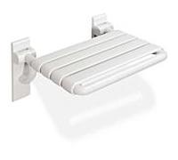 Hewi 801 active + siège rabattable 801.51D21098 blanc de sécurité, 448 x 428 mm, antimicrobien