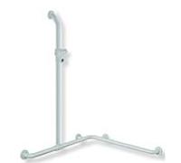 Hewi 801 barre de douche 801.35.9934050 762/762 x 1250 mm, bleu acier, anti-suicide