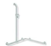 Hewi 801 barre de douche 801.35.9934092 762/762 x 1250 mm, gris anthracite, anti-suicide