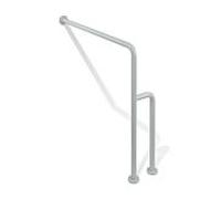 Hewi 801 barre de support sol-mur 801.22.4S84 670-950 mm x 300-834 mm, ombre