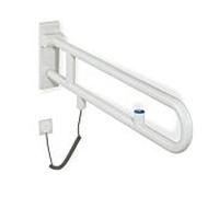 Hewi 801 Bras de support rotatif en E 801.50.55090 700 mm, noir profond, bouton affleurant