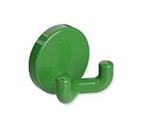 Hewi 801 crochet double 801.90.02072 vert mai, avec rosace d = 40mm